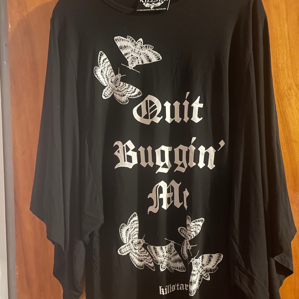 Killstar-  knee length dress with long sleeves. Worn once . Smoke free home .